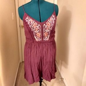 NWT Embroidered Romper